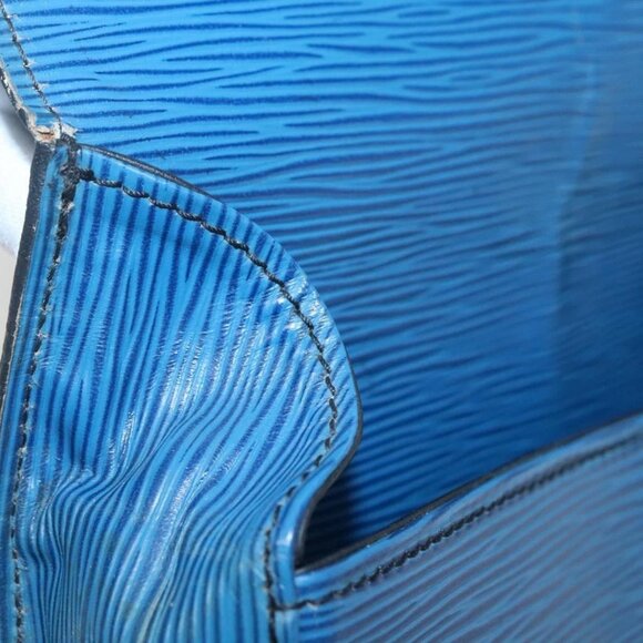 LOUIS VUITTON Epi Saint Cloud GM Shoulder Bag Toledo Blue  LV Auth - Picture 10 of 16